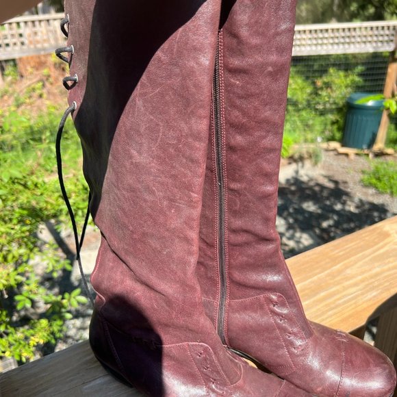 Handmade Leather Boots, Made in Spain, [38] Size 7-7.5 - Picture 2 of 3